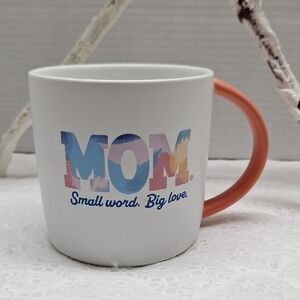 🛍2/$15🛍 #ABD Hallmark  Mom Mug. " Small Word. Big Love"